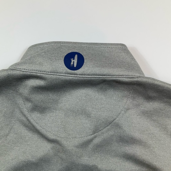 JOHNNIE-O Denny Performance Men’s 1/2 Zip Vest Gray Sz Small NWT MSRP $138 - Picture 7 of 10